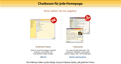 Desktop Screenshot of chat.keeptalking.de